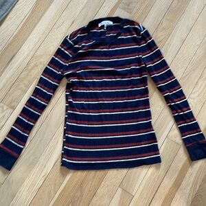 Frame stripped long sleeve, size small